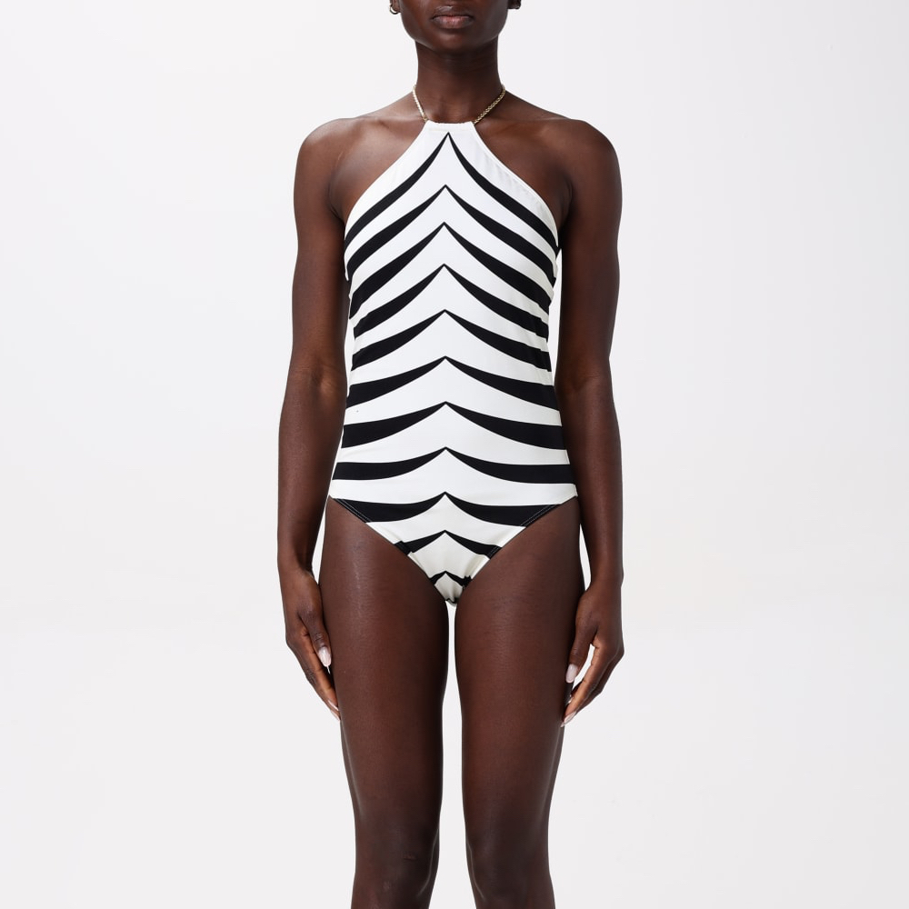 Luxury Designer One Piece Swimsuit | High-Cut Bathing Suits | Quick Dry Swimwear | Summer Fashion Beachwear