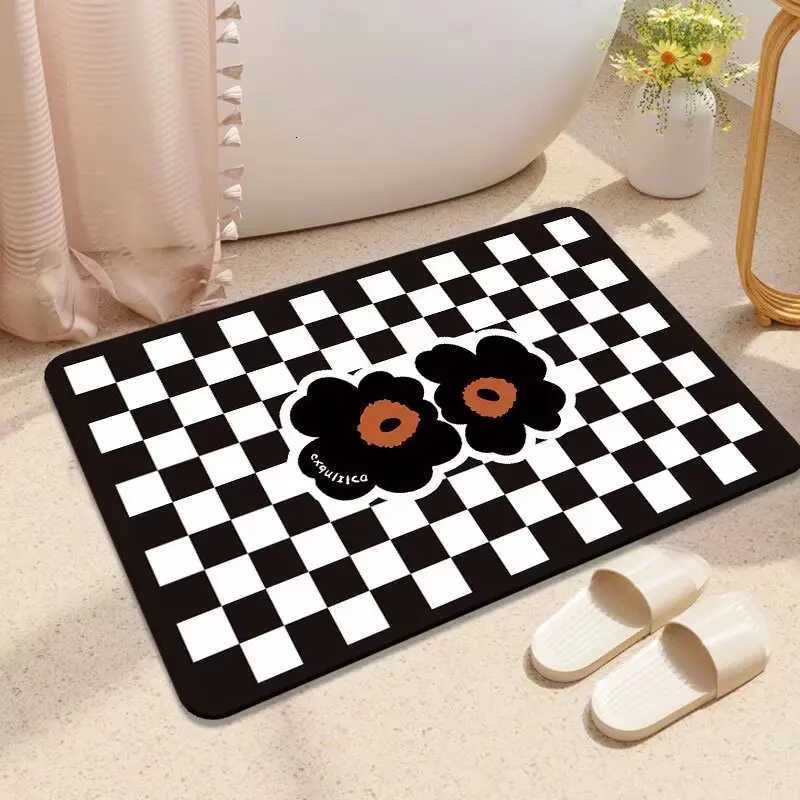 Toilet floor mat bathro non-slip absorbent toilet super door toilet diat d quick drying bathro foot mat H251129