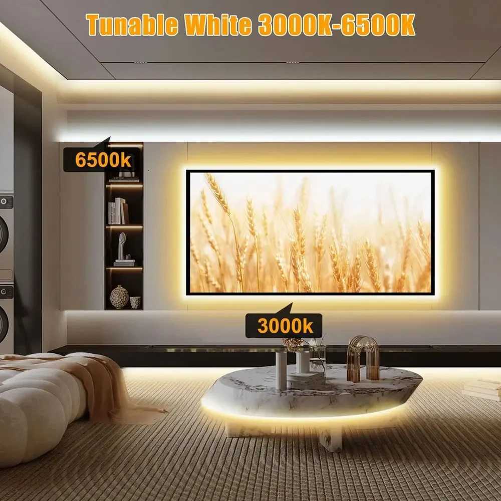 COB LED Strip Flexible High Density LED Strip 3mm COB Bar LED Light Warm 3000K White 6500K for Bedroom Kitchen Home M251129