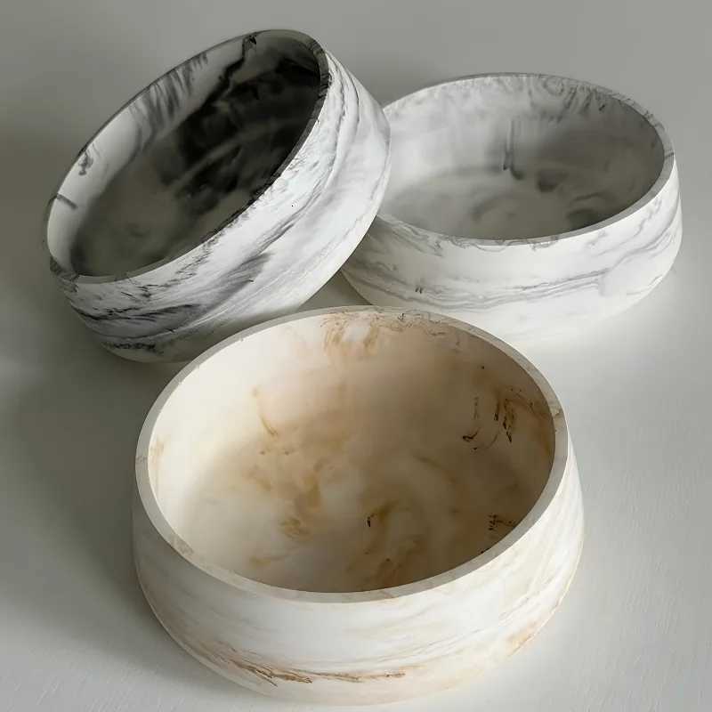 Bowl Shaped Candle Cup Silicone Molds DIY Gypsum Concrete Storage Tray Decorative Ornament Resin Mold Home Handicrafts Casting Y251129