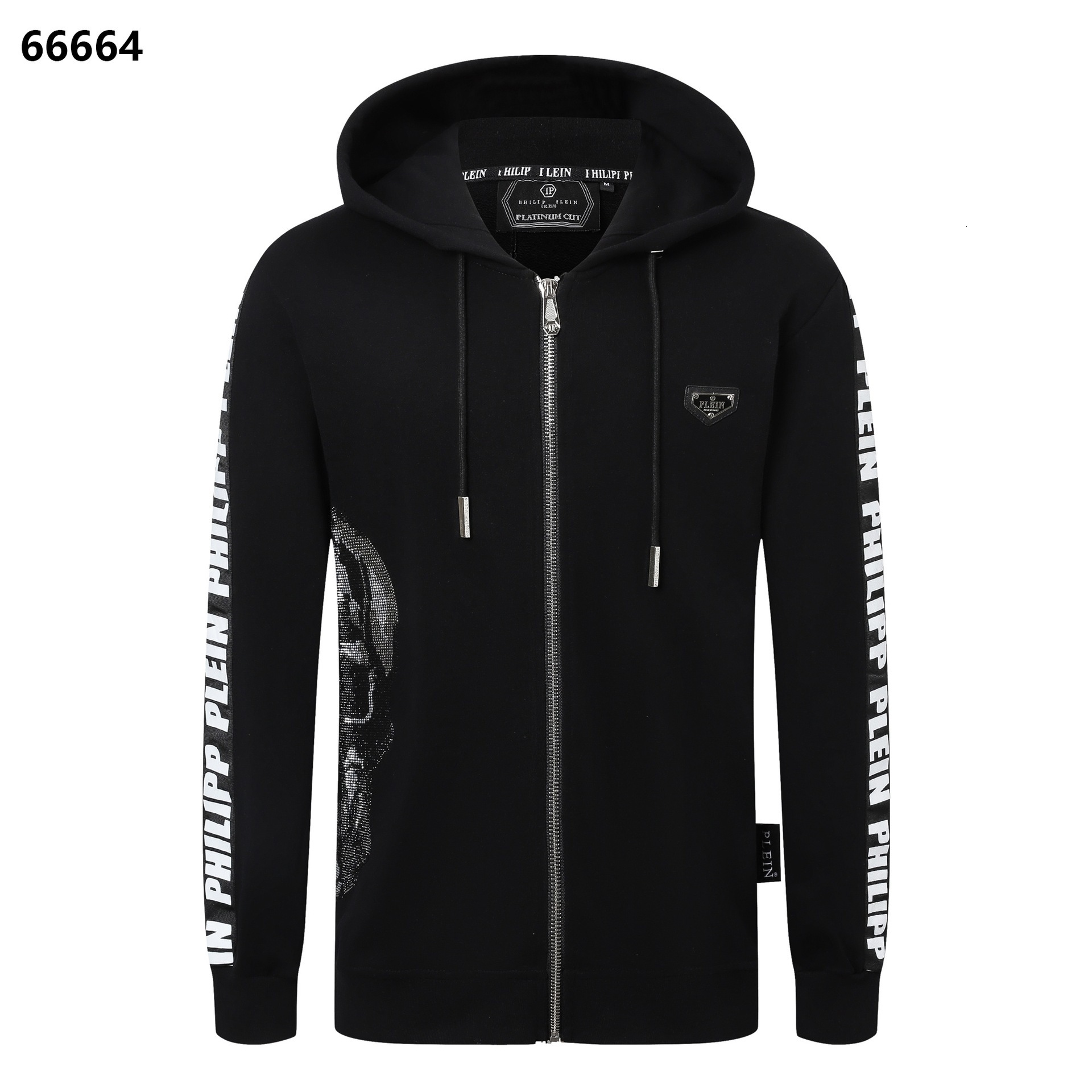 designer men hoodies sweatshirts for women luxury street fashion rhinestone print zipper pp jacket clothing philipp pliein pleins pp DPNF