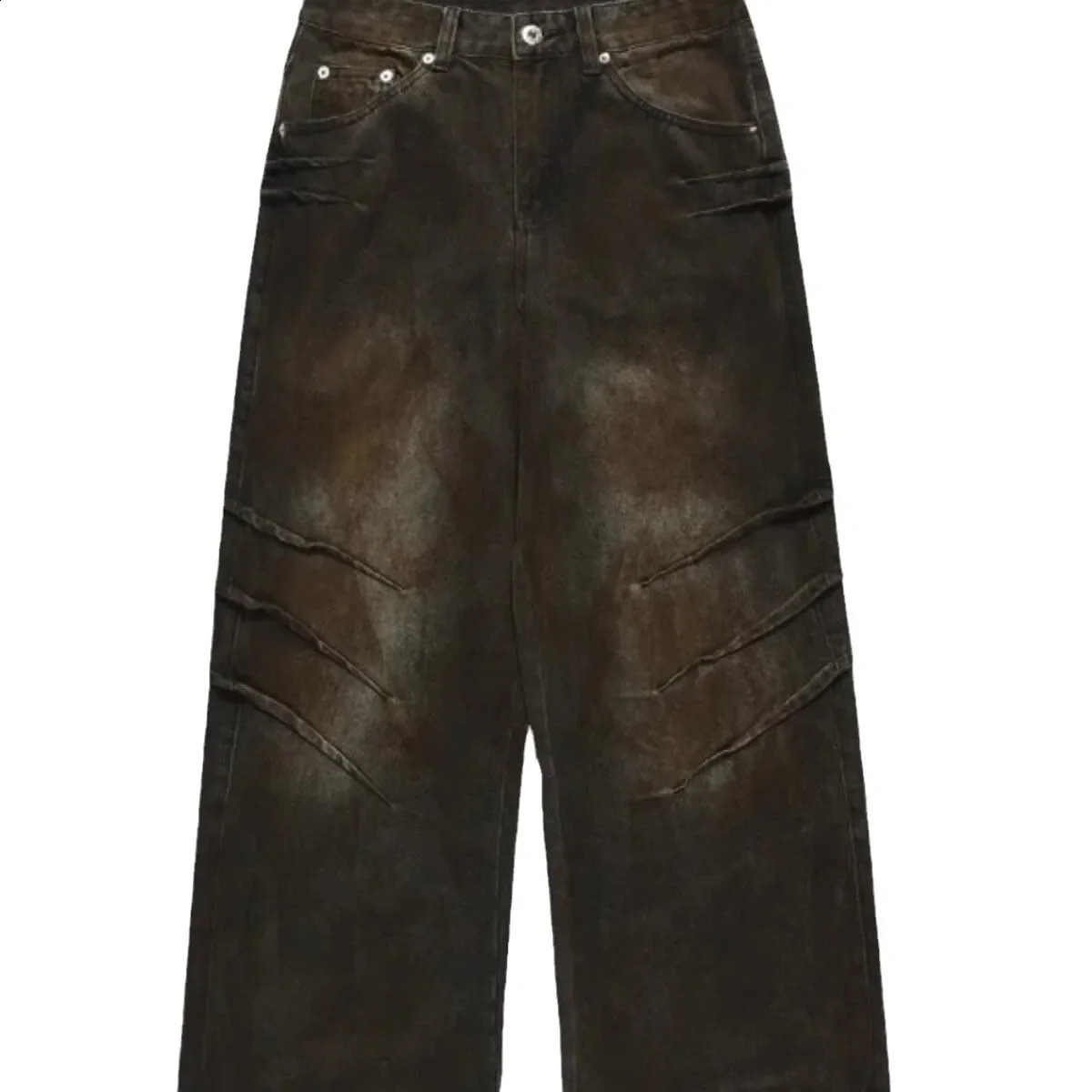 Street style mens jeans high street wearing faded clothes washing curtains flooring length lazy style denim shorts 250423