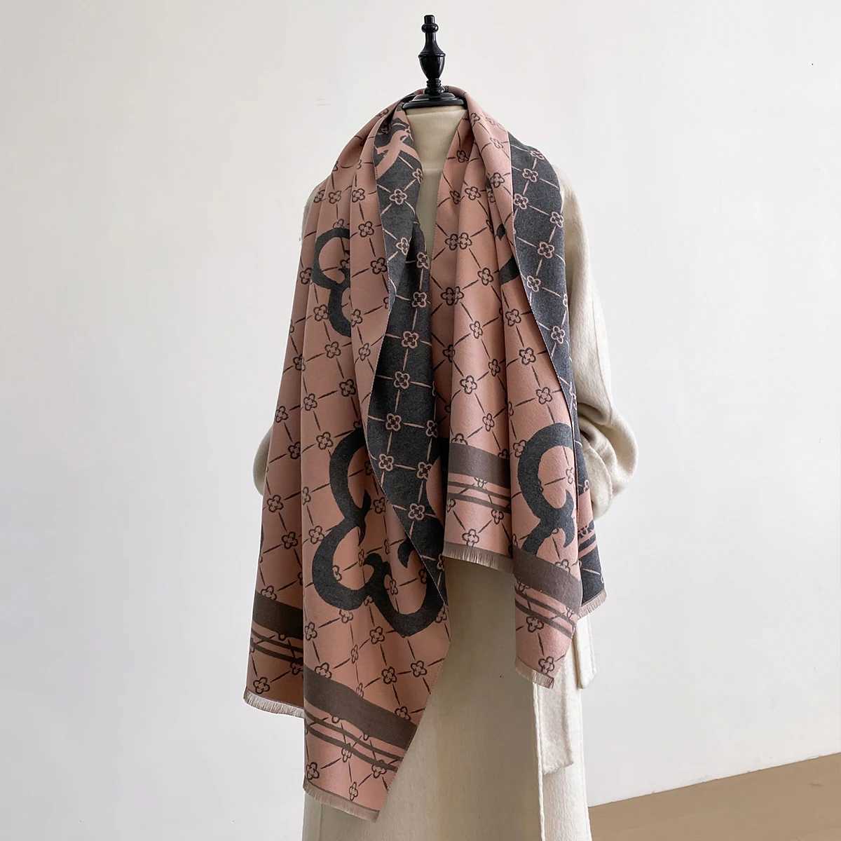 Womens Winter Versatile Trendy High-end Feel Faux Sheepskin Office Air Conditioner Scarf Thickened Warm Neck WarmerJ251129