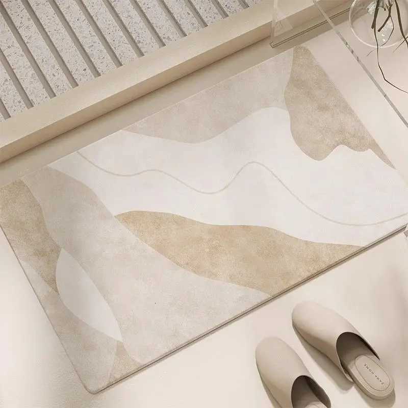 Bathro floor mat toilet soft diat d absorbent mat toilet toilet door non-slip foot mat H251129