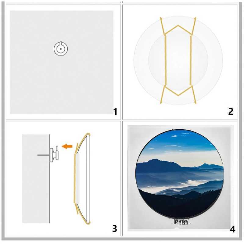 Luxury 8/10 Creative Signs Of The Zodiac Sun Planet Tarot Ceramics Wall Hanging Living Ro Decorative Background Plate Nordic Style Y251129