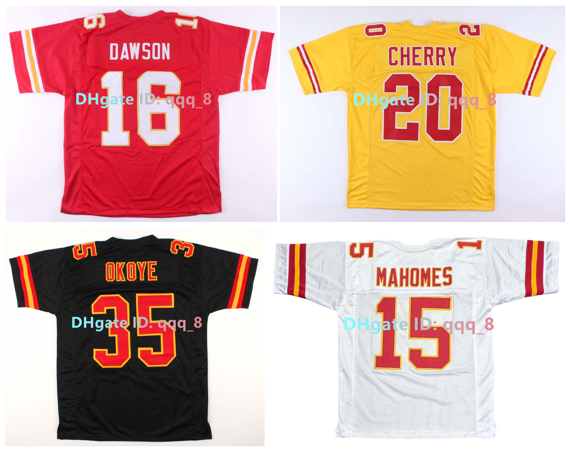 Len Dawson Derrick Thomas Chiefs Throwback Football Jerseys Christian Okoye Otis Taylor Buck Buchanan Bobby Bell Joe Delaney Joe Montana Jan Stenerud MARCUS ALLEN