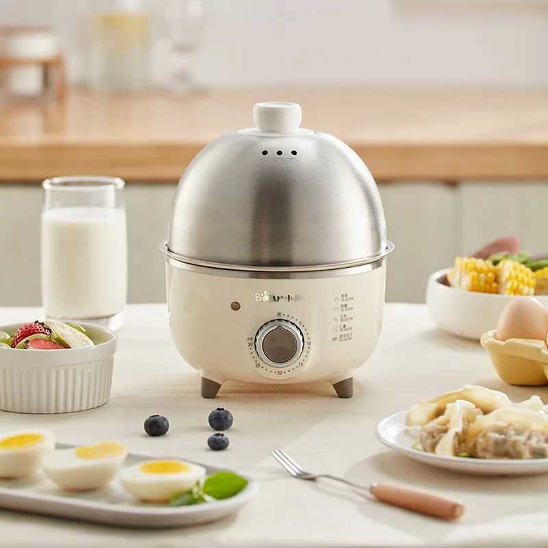 360W Electric Egg Boiler Breakfast Machine Automatic Steamer Multicooker Egg Cookers Egg Custard Steaming Cooker with Timer C251129