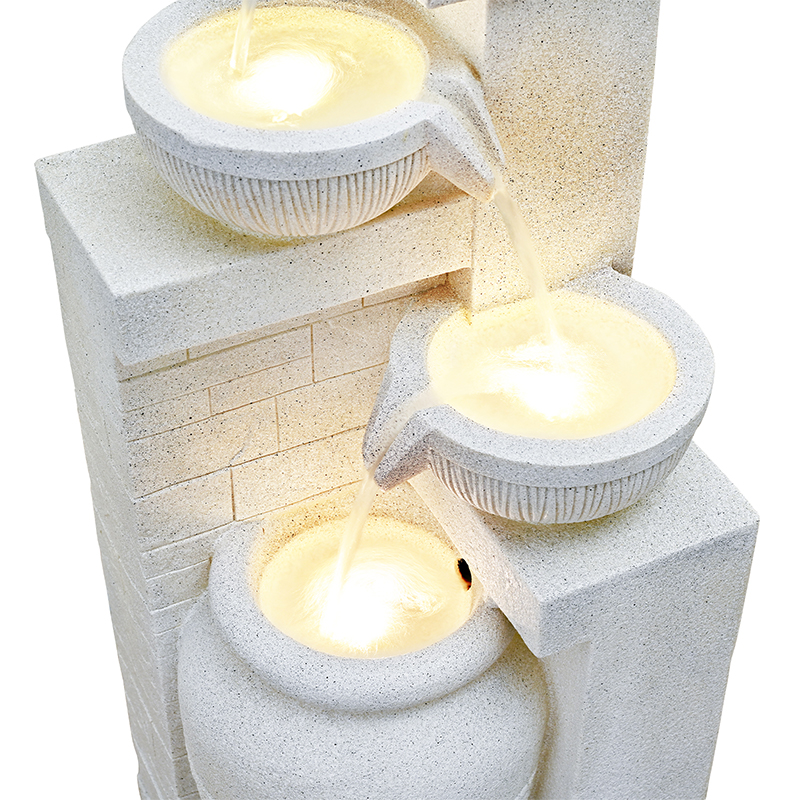 Feng Shui Wealth Fountain with Flowing Water Ornaments for Office Decorations