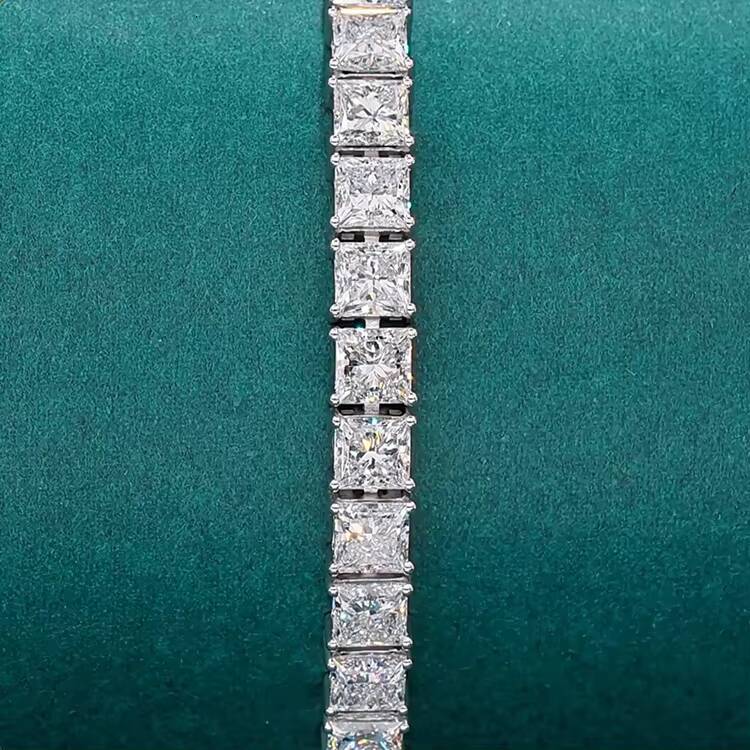 VOAINO Valentines s Day Gift 9K 14K 18K Gold Hpht Cvd Lab Grown Diamond Jewelry Classic Lab Created Diamond Tennis Bracelet