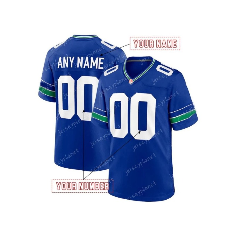 Custom Football Jersey Cooper Kupp Darnold Smith-Njigba Walker III Love 2025 Rivalries Embroidered Letter Number Design Polyester for gift