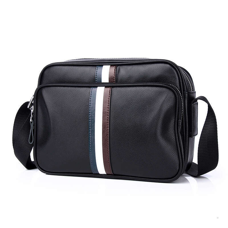 Luxury Bag Designer Single Shoulder Genuine Leather Business New Top Layer Cowhide Fashion Casual Large Capacity Men S Crossbody Bag