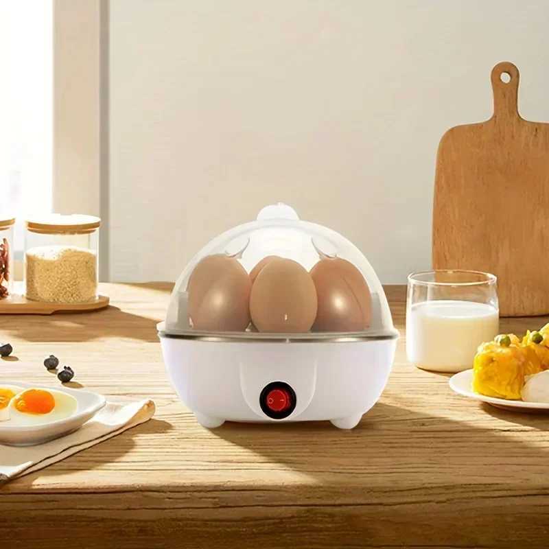 Egg Cooker Automatic Power Off Home Small 1-person Multi-Functional Steamed Egg Custard Boiled Egg Machine Breakfast Artifact C251129