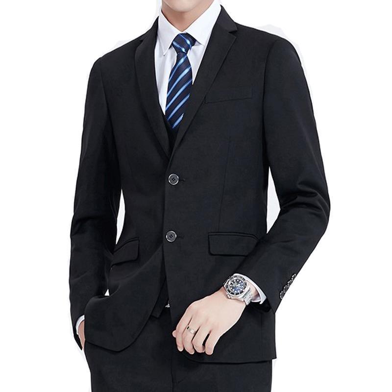 H736Men's slim fit groom wedding professional formal suit three piece suit