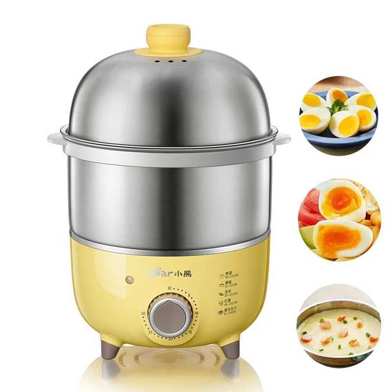 360W Electric Egg Cooker Breakfast Machine Food Steamer Egg Boiler Multicooker Egg Custard Steaming Cooker with Timer 220V C251129