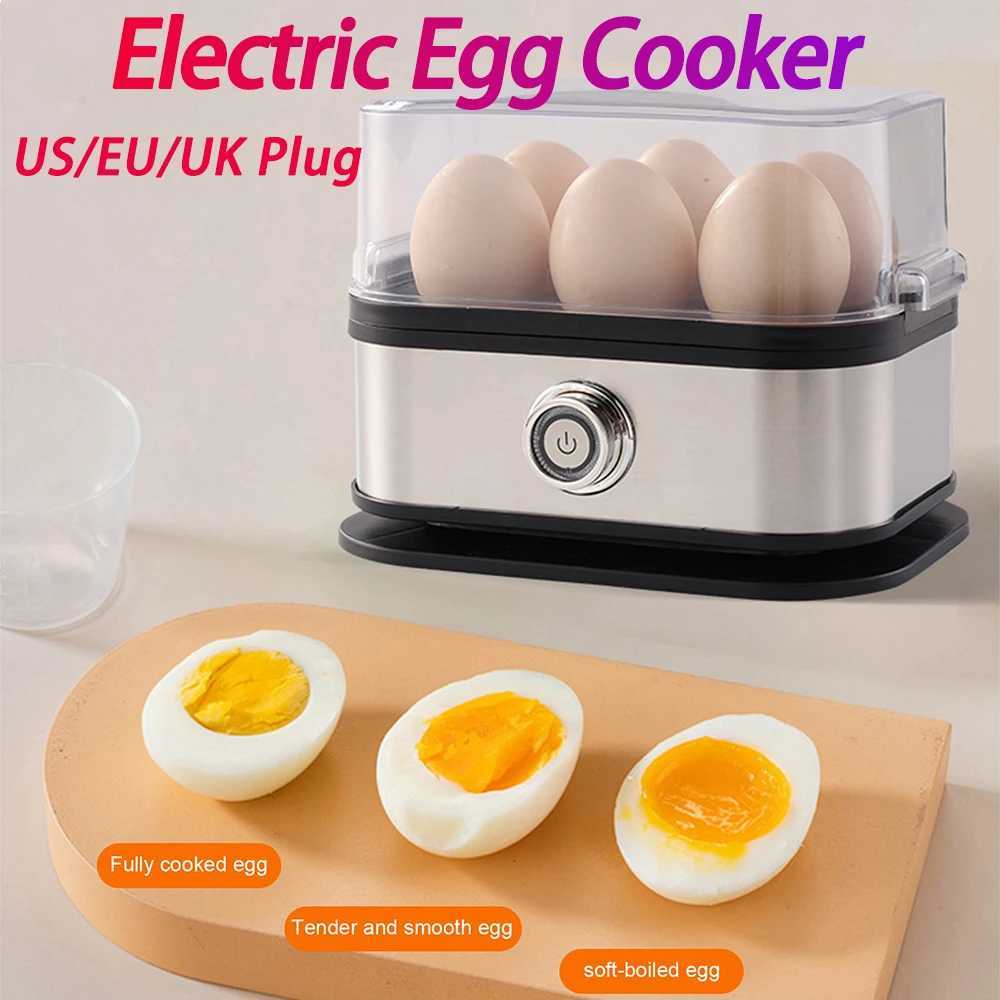 Electric Egg Cooker with Auto Shut-Off Food Steamer 6-Egg Capacity Egg Poacher for Hard Boiled Eggs C251129