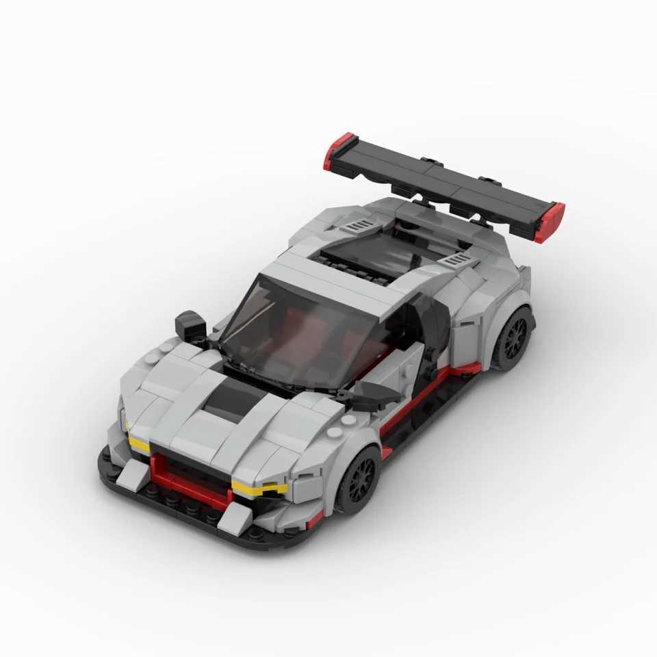 MOC-69755 R8 GT racing sports car Vehicle Racer Building Blocks Brick Creative Garage Toys for Boys J251129