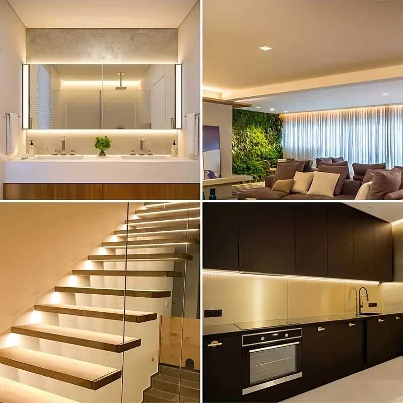 3AA Battery Power Led Strip Light SMD2835 1M 2M 3M 5M 10M Flexible Lighting Ribbon Tape White/Warm White Lamp Strip Backlight M251129