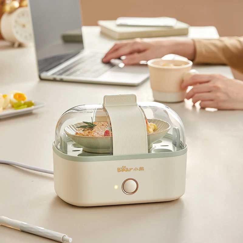 6 Eggs Electric Egg Boiler Egg Custard Automatic Steamer Mini Breakfast Machine Egg Cookers Portable Steamer Food Warmer 200W C251129