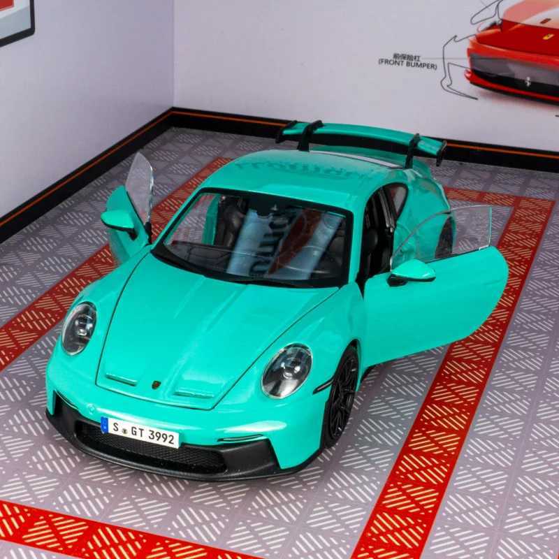 Bburago 124 Porsche 911 GT3 Alloy Luxury Vehicle Sports Car Model Suitable for Collection and Can Be Given A Gift To Children J251129