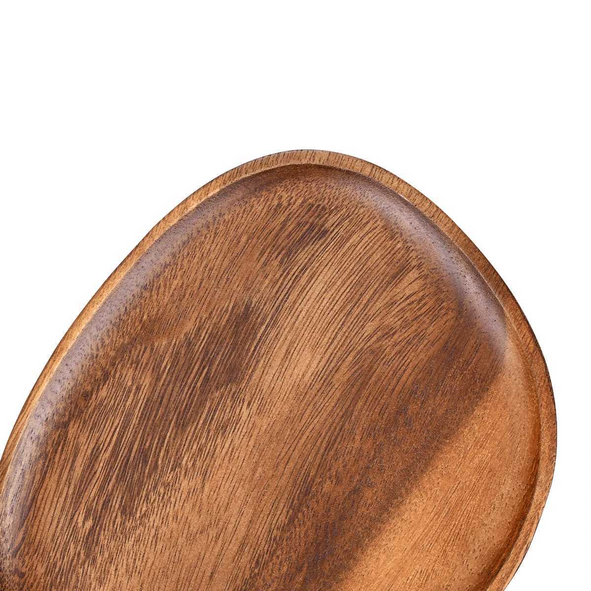 Irregular Shape Wooden Tray - Desktop Decoration Tray for Jewelry Supplies Storage Organizer Y251129