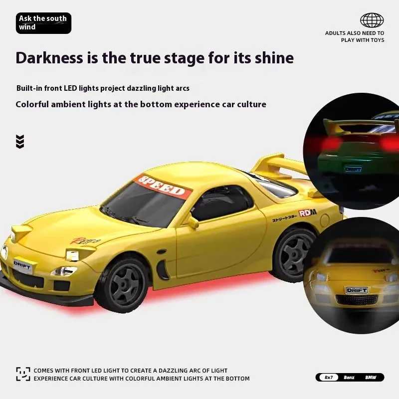 1/43 Full Scale Mini Rc Drift Car 4wd Desktop Remote Control Car Flexible Steering With Speci Toy Cars For Boys Christmas Gifts J251129