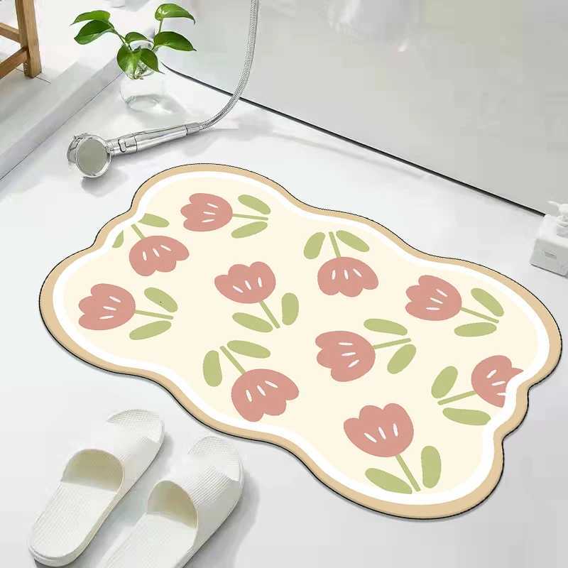 Diat d absorbent floor mat bathro anti-drop toilet door non-slip and dirt-resistant household floor mat H251129