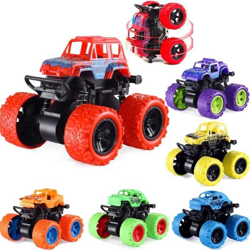 Hot Toys Car Monster Truck Four-wheel Drive Vehicle Stunt Dump Car Inertia Car Toy Dinosaur Pull Back Children Toy Boy Girl Gift J251129
