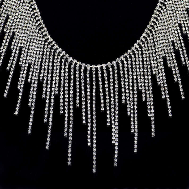 Tassel DIY jewelry rhinestone shoe cap welding clothing fancy code accessories claw chain