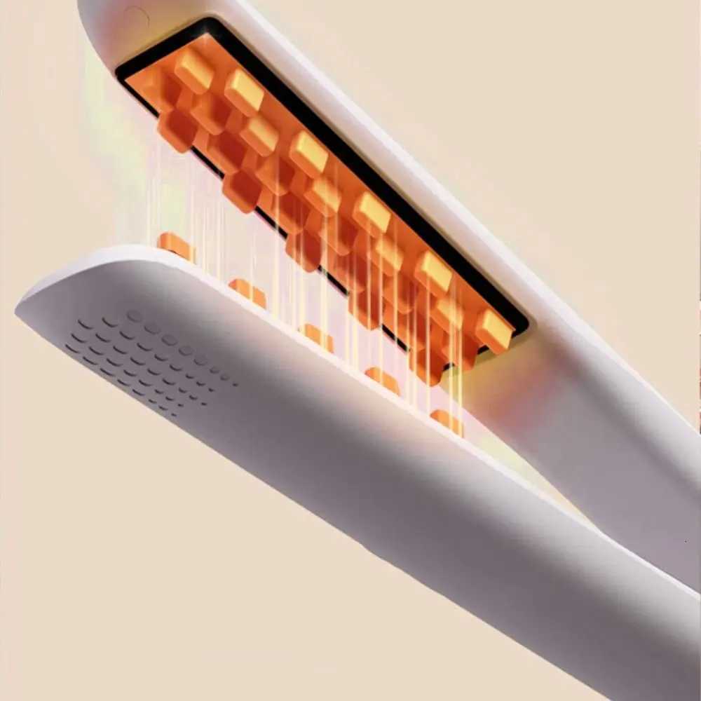 Corn Hair Quick Heating Hair Straightener Negative Ion Professional Flat Iron Clip-In Design Curling Iron HomeT251129