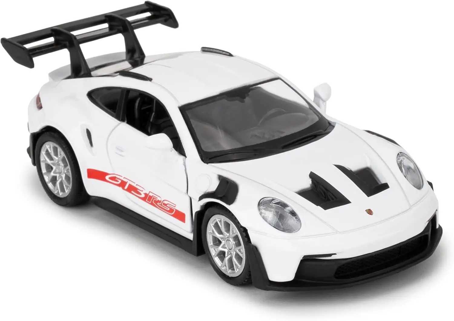 136 Porsche 911 GT3 RS Car Model Diecast Pull Back Model Toy Car Doors Open Collection Kids Toy for Aged 3 and up Gift J251129