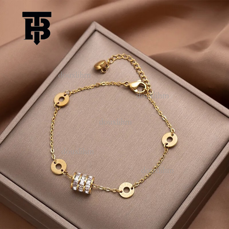 TB BHULAMTE Designer Fashion Small Waist Bracelet Luxury Niche Women's High End Sense Simple Jewelry Best Friends Exquisite Forest Series Handmad