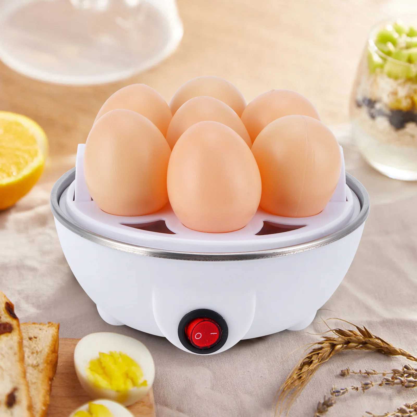 Egg Boiler Electric Eggs Boiler Multifunctional Mini Eggs Cooker Poacher for Kitchen Use C251129