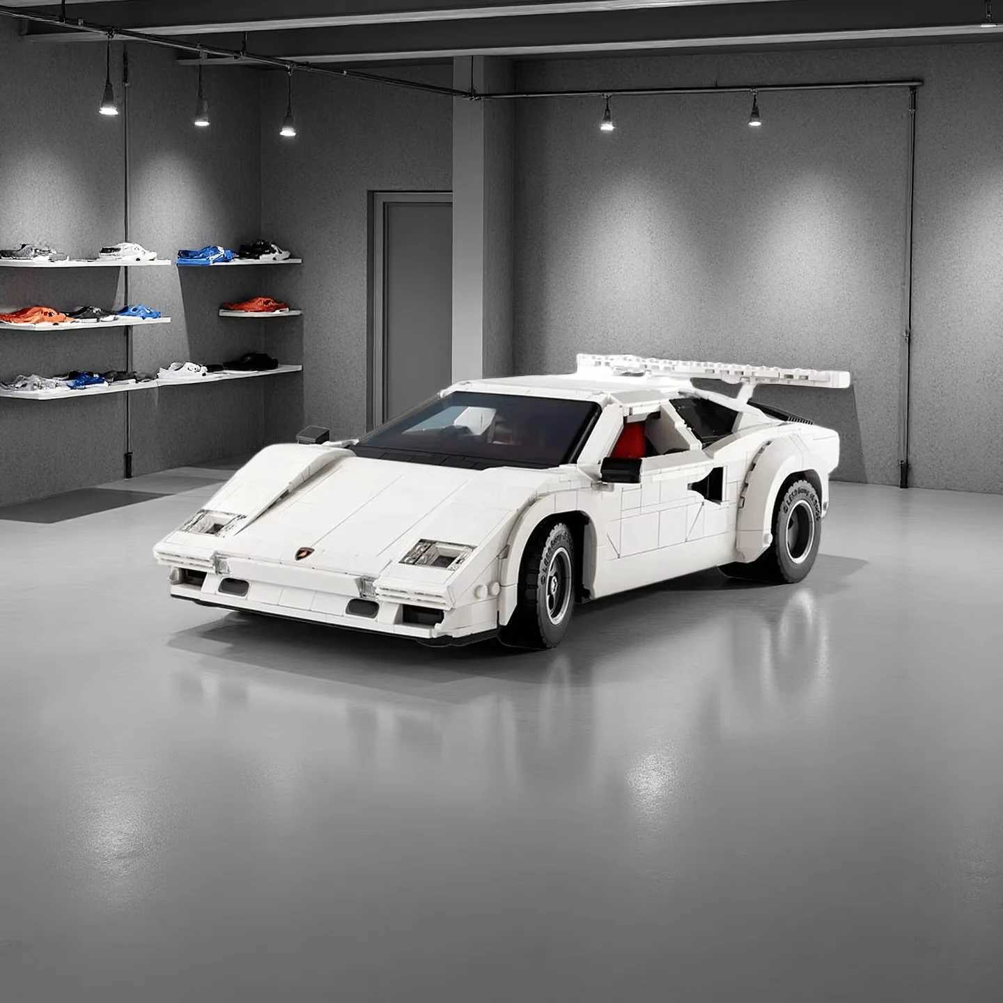 10337 Countach 5000 QV Building Blocks Super Racing Car Model 1506 Pcs Christmas Brick Childrens Educational Toy J251129