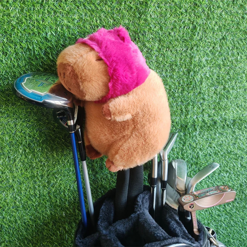 Plush Golf Capybara Driver Headcovers 460cc Head Cover Large Stock Drop 251129