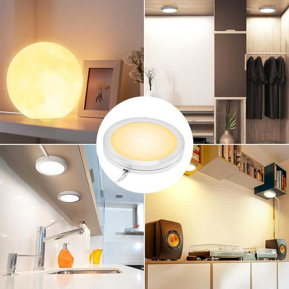 USB CCT 3D Printer Lamp 5V LED Under Cabinet Light Furniture Dimmable Display Cabinet Wardrobe Lamp 2700-6500K DIY Gifts Decor M251129