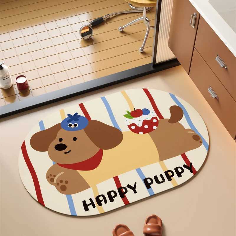 Bathro floor mat Non-slip mat Diat d absorbent mat Toilet bath foot mat Toilet floor mat H251129
