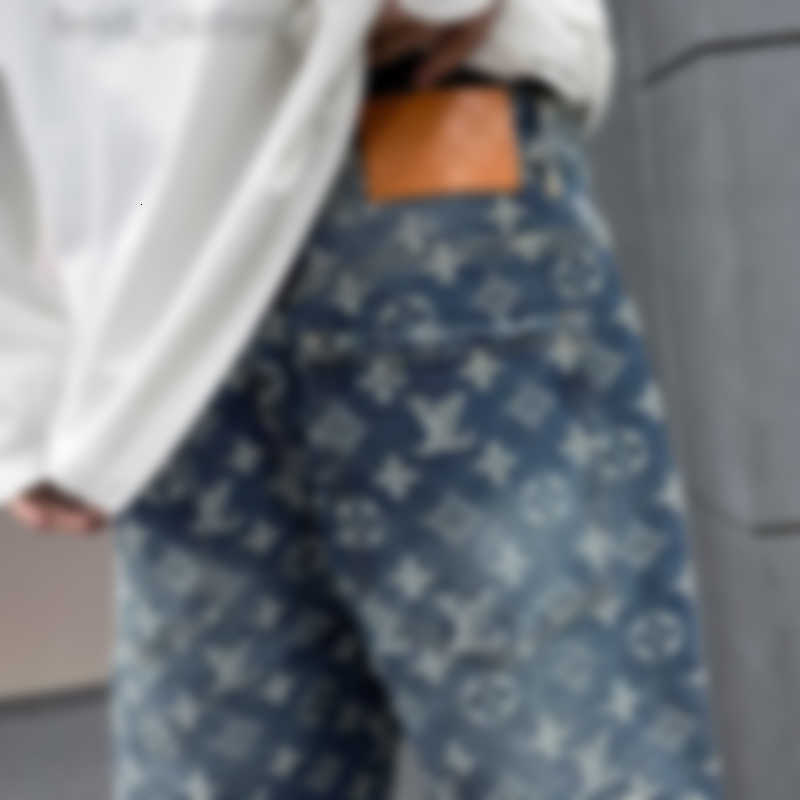 Designer men's jeans tailored long trousers business style casual luxury retro vintage classic Z3V2