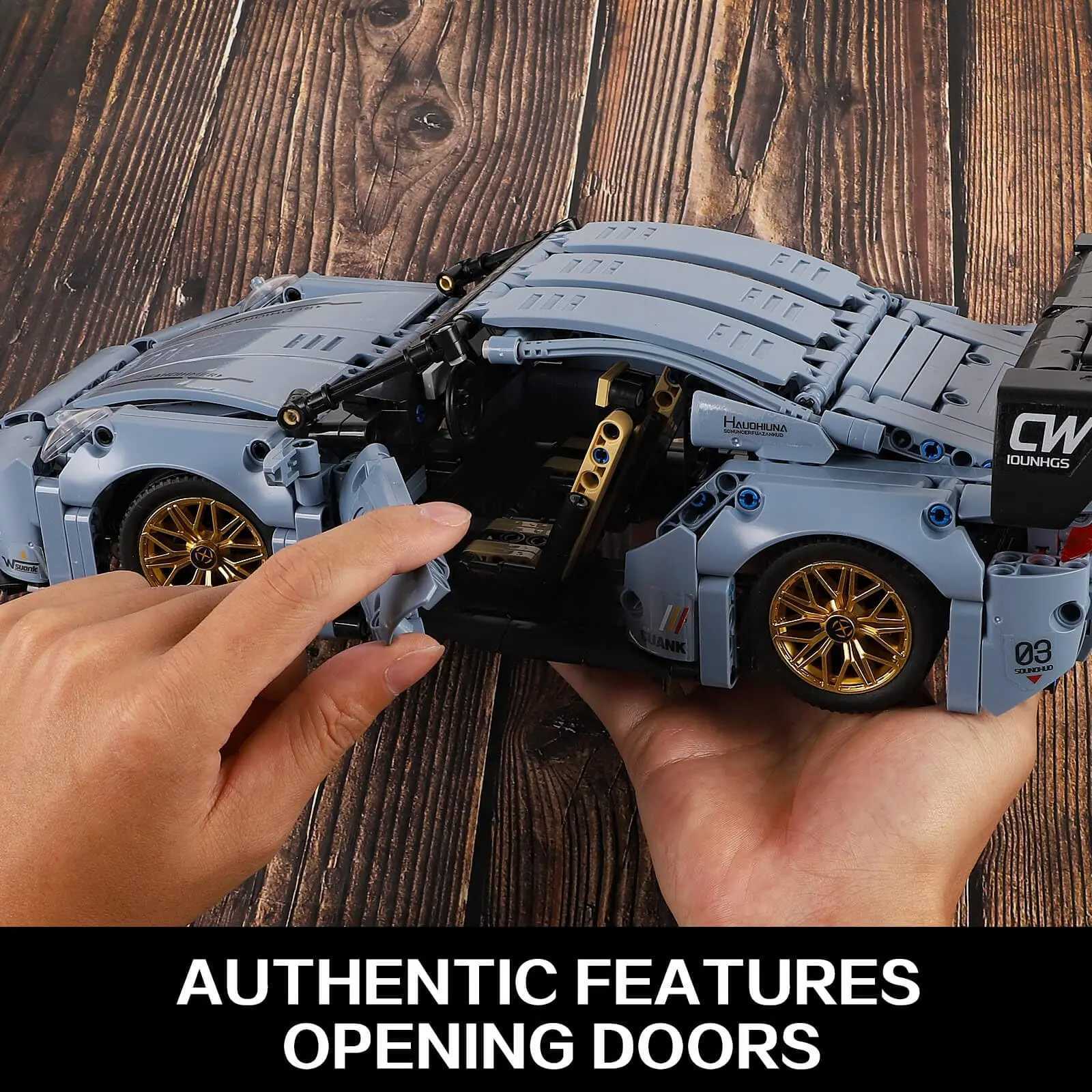 TOYLINX Sports Race Car Building Set Kit for Boys Adults 114 MOC Toys Racing Model Car Kits Birthday Gift for Boys Kids J251129