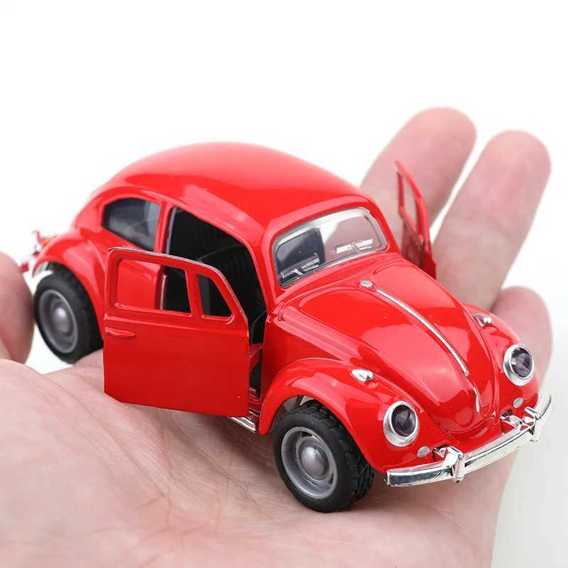 Bagged 138 Classic Cute Beetle Alloy Pull-back Car Retro Style 138 Scale Childrens Toy J251129