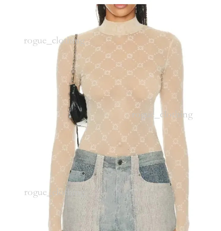 Marine Sierre Top Designer Feminine Womens T Shirts Clothes Sexy Moon Print Top Printed Stylist Women Long Sleeve Graphic Tee Tunics Crescent Top 16e