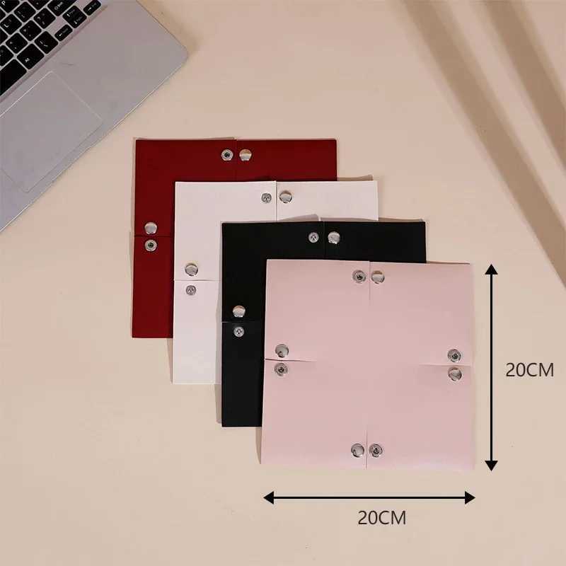 Leather Desktop Storage Box for Living Room Coffee Table Entrance Hall Home Folding Cosmetic Organizer Miscellaneous Items Y251129