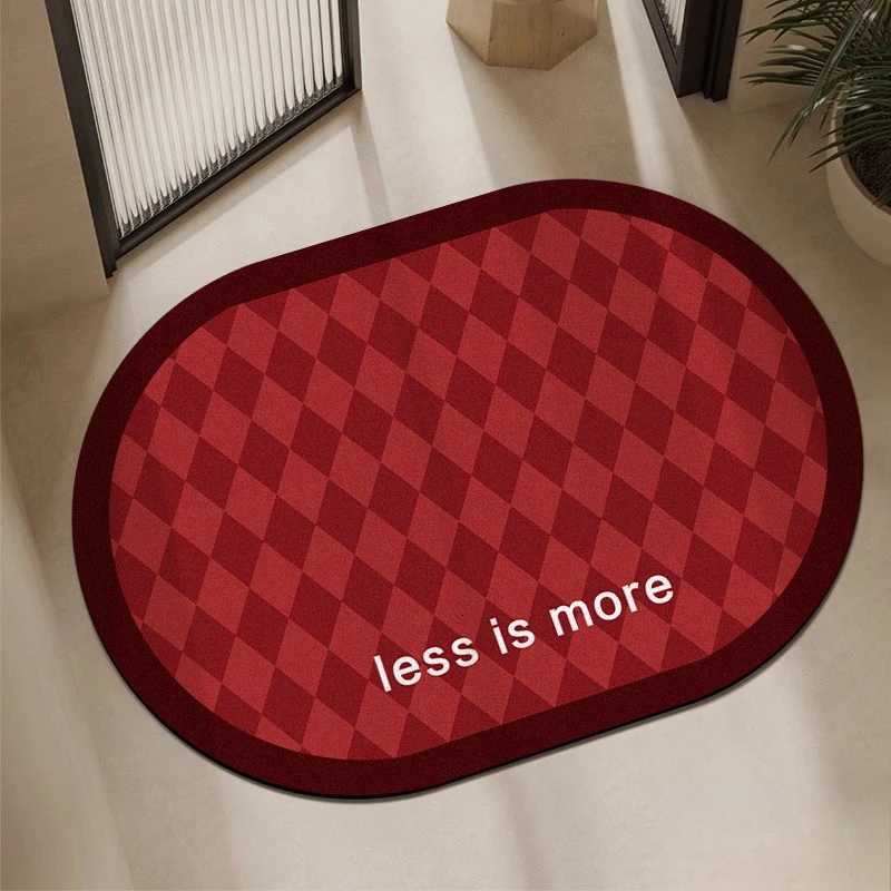 line wind bathro floor mat diat d absorbent mat door mat non-slip quick-drying mat bathro door H251129
