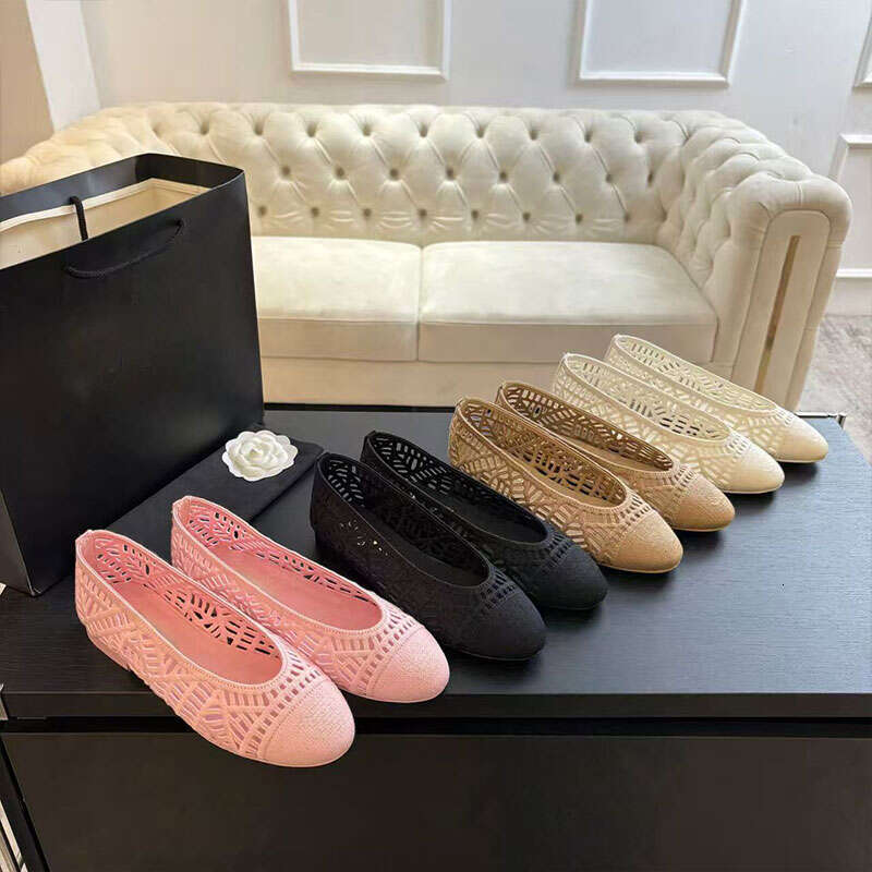 Luxury mary jane Top quality Ballet flats Round toes Suede Chunky Heel Women's Slip-on loafers dress ballerina Flat designer woman shoe casual Vacation office shoes