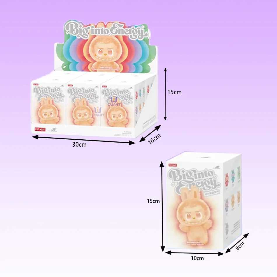 V3 The Monsters Big Into Energy Series Vinyl Base Blind Box Cute Labubu Fashion Pendant Decorative Toy Surprise Gift dh1293999