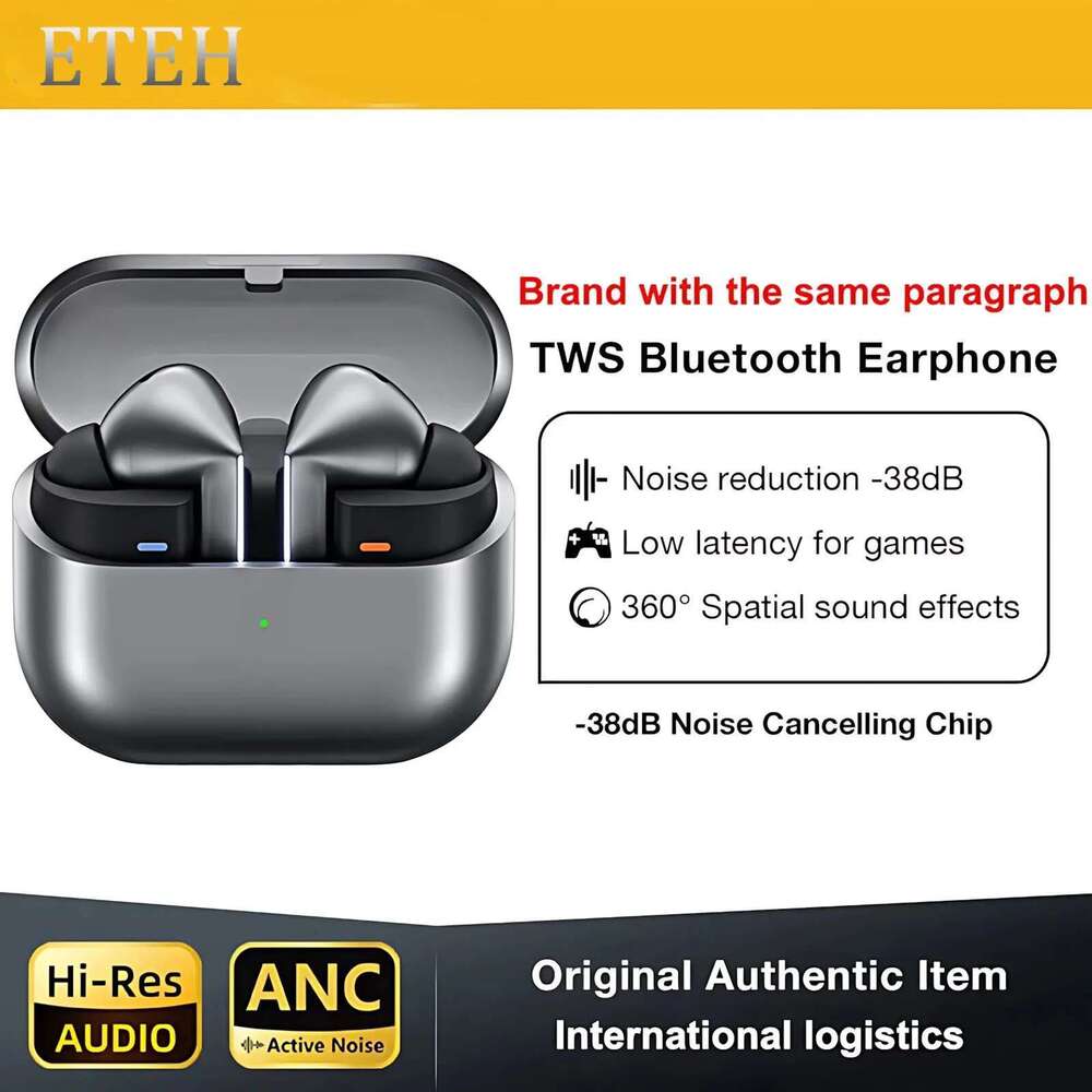 2025 New Buds 3 Pro True Wireless Bluetooth Earphone Headphone HiFi Sound Low Latency Noise Reduction Earbuds for IPhone Android