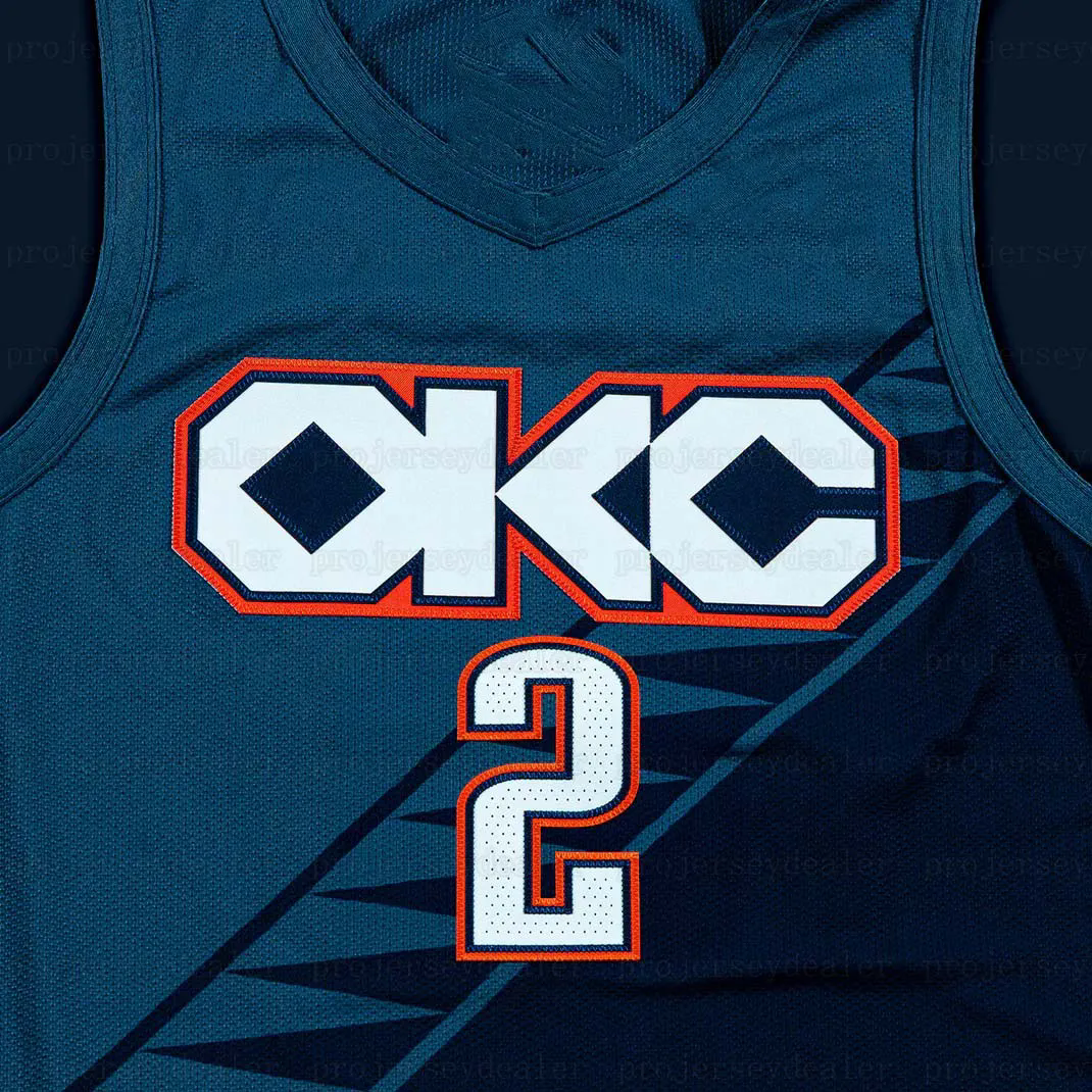 2025-26 City Custom Basketball Jersey Shai Gilgeous-Alexander Luguentz Dort Ousmane Dieng Alex Ducas Adam Flagler Isaiah Hartenstein Chet Holmgren Dil