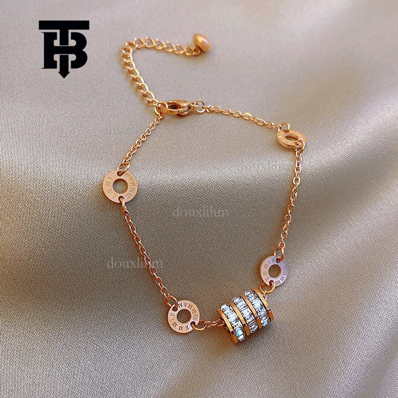 TB BHULAMTE Designer Fashion Small Waist Bracelet Luxury Niche Women's High End Sense Simple Jewelry Best Friends Exquisite Forest Series Handmad