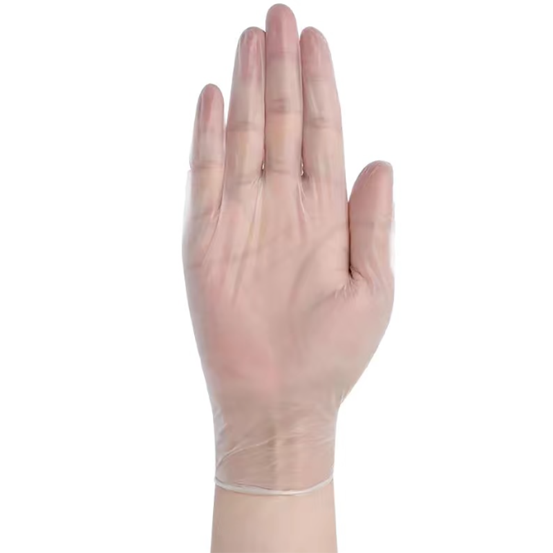Disposable gloves PVC household protection, transparent labor protection, food grade transparent powder free rubber gloves for catering and kitchen