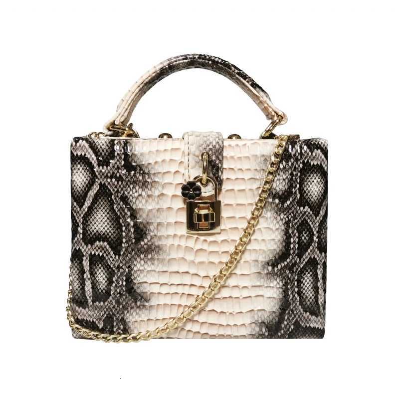 European / American Fashion New High-end Personalized Concave Convex Snake Pattern Embossed Box Shaped Handbag For Women Trendy K251128