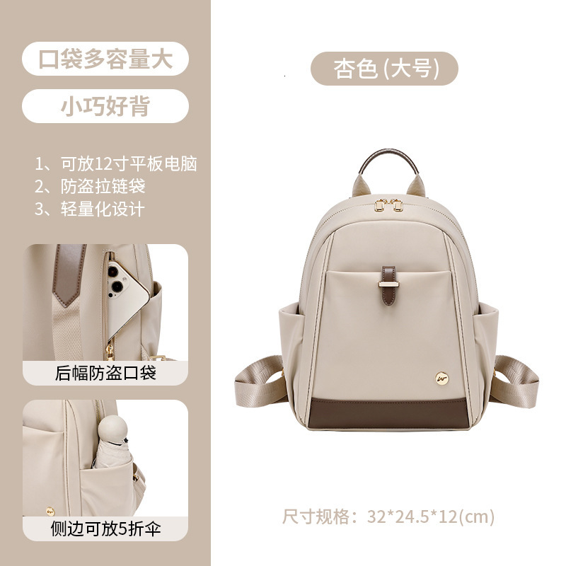 2025 New Designer Bag Winner's New Nylon Backpack With Small Capacity Commuting, Work, Travel, And High-End Feel For Women